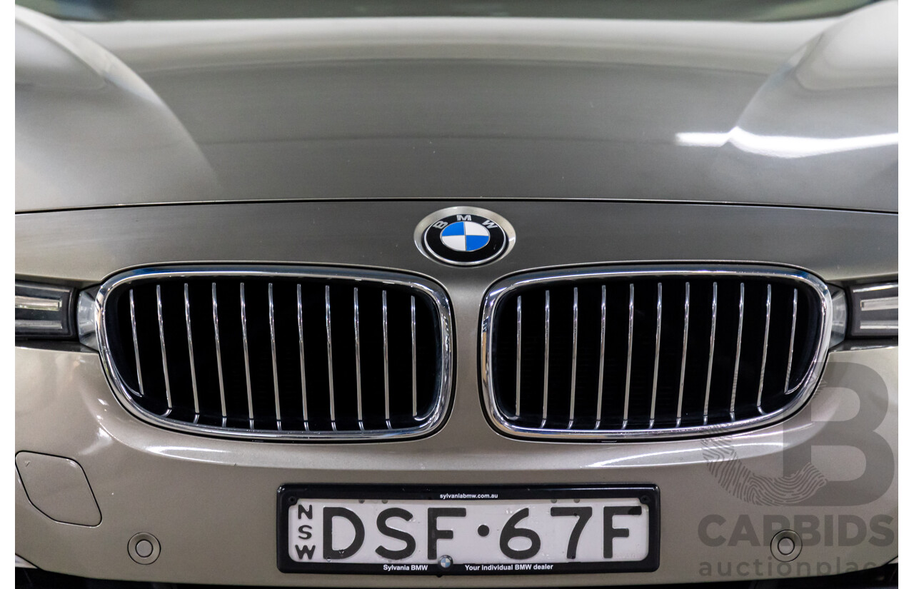 06/2017 BMW 320i Luxury Line (RWD) F30 LCI MY18 4d Sedan Platinum Silver Metallic Turbo 2.0L