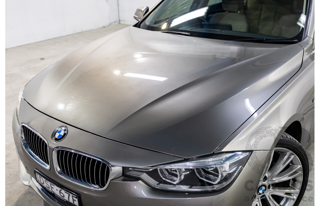 06/2017 BMW 320i Luxury Line (RWD) F30 LCI MY18 4d Sedan Platinum Silver Metallic Turbo 2.0L