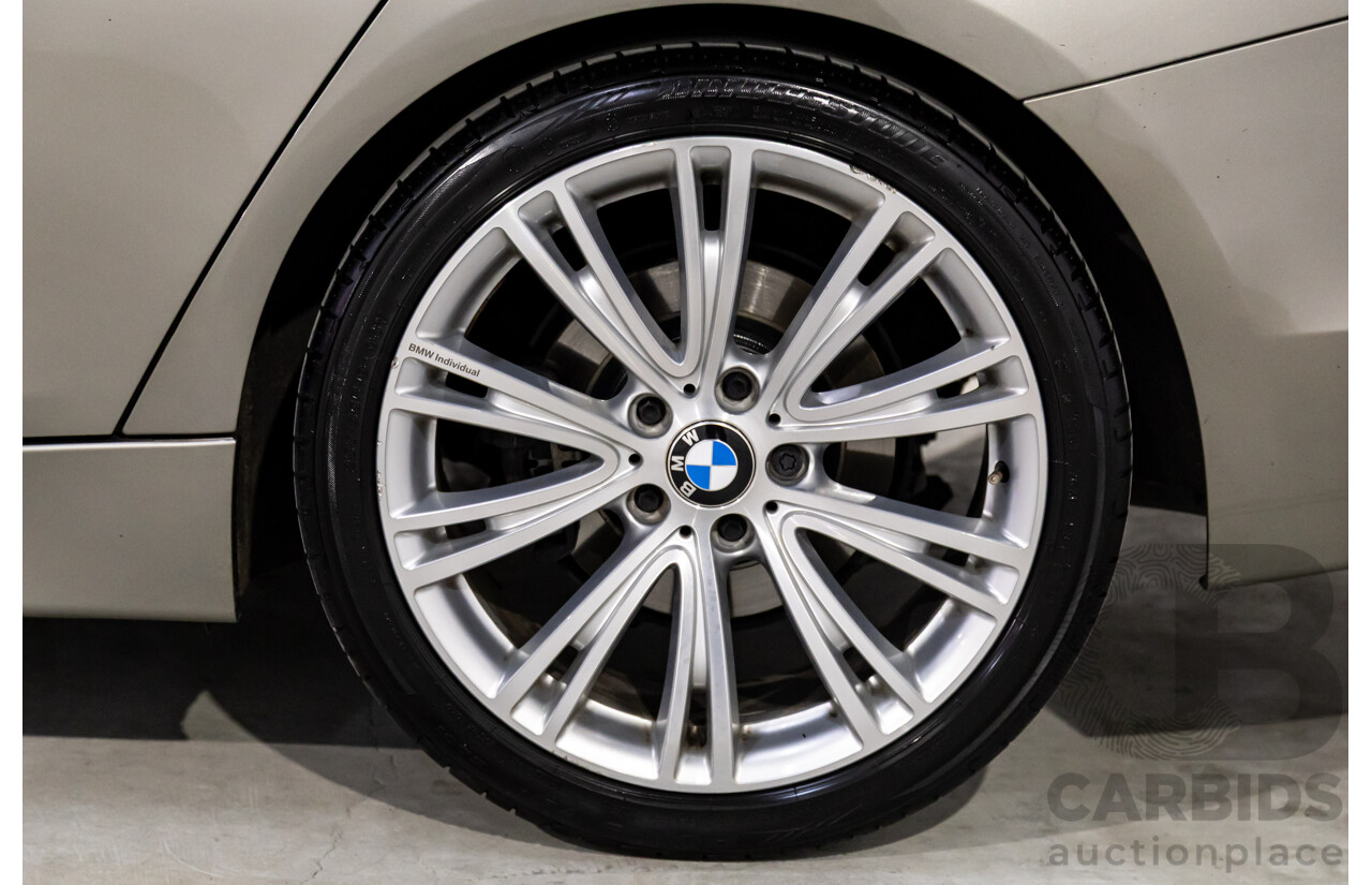 06/2017 BMW 320i Luxury Line (RWD) F30 LCI MY18 4d Sedan Platinum Silver Metallic Turbo 2.0L