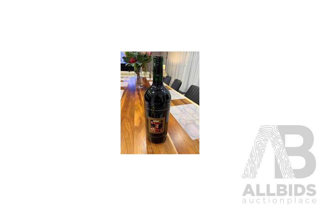 Personally Signed by the Late Peter Lehmann Double Magnum (3L) 'The Futures Shiraz'
