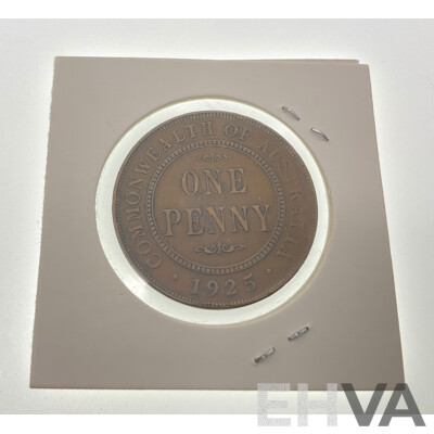 Australian 1925 KGV Penny