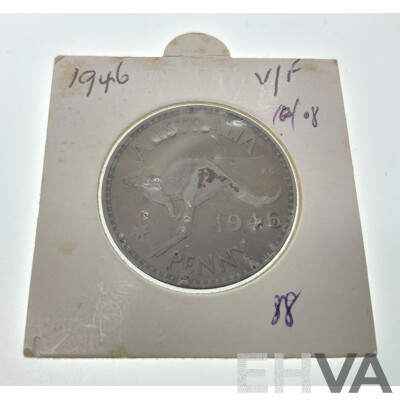 Australian 1946 KGVI Penny