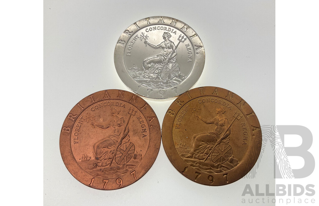 United Kingdom Replica 1797 Cartwheel Pennies