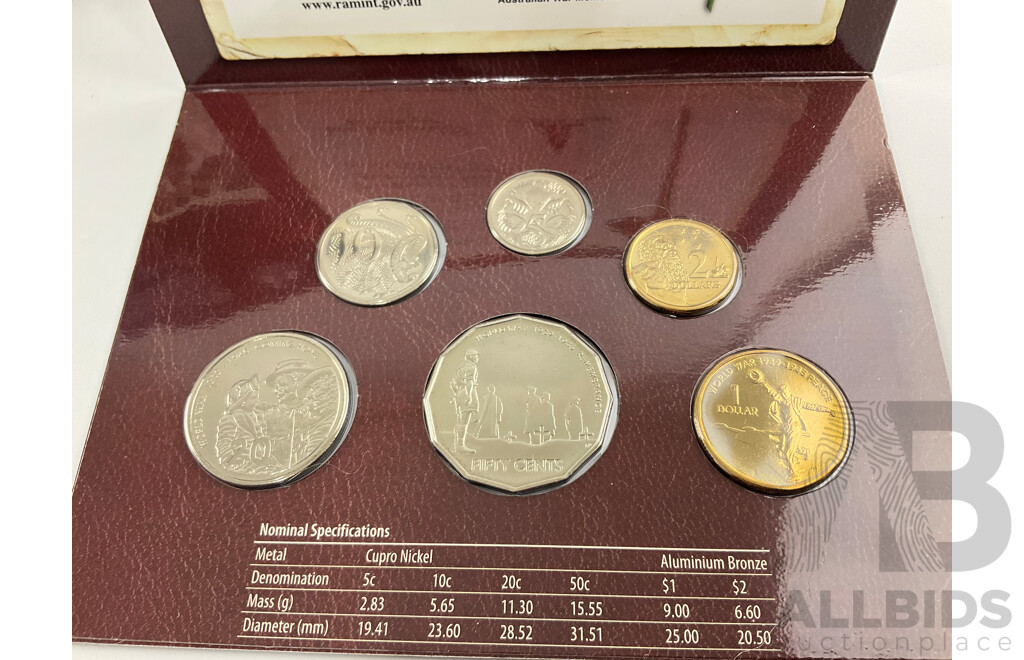 Australian RAM 2005 Six UNC Coin Set