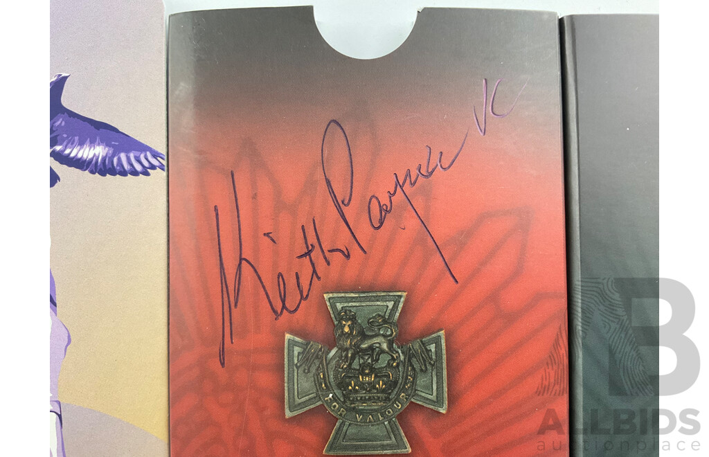 Australian Commemorative Coins, 2000 One Dollar First Victoria Cross Signed by Keith Payne, 2024 Two Dollar War Animals Remembrance
