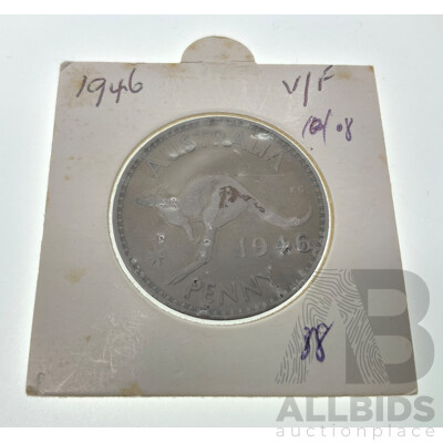 Australian 1946 KGVI Penny