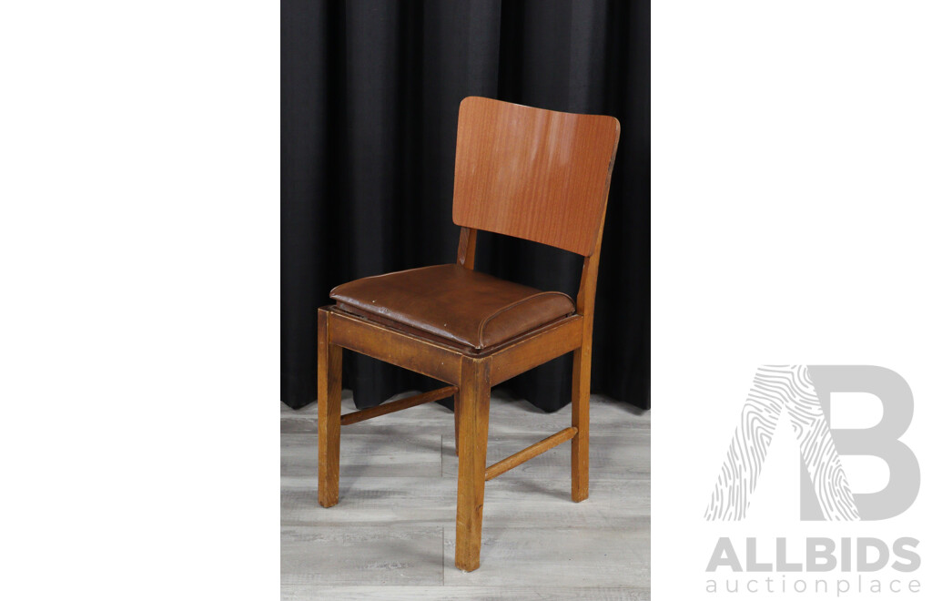 Art Deco Dining Table with Three CRO Chairs