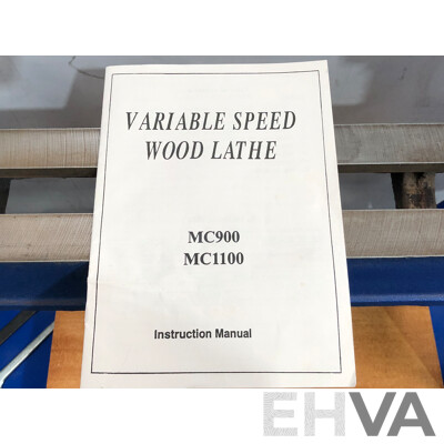 Carba-Tec 1100mm Electric Wood Lathe and Accessories