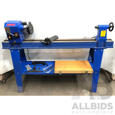 Carba-Tec 1100mm Electric Wood Lathe and Accessories