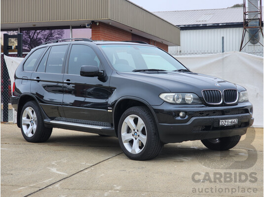 12/2005 Bmw X5 3.0i E53 4d Wagon Black 3.0L