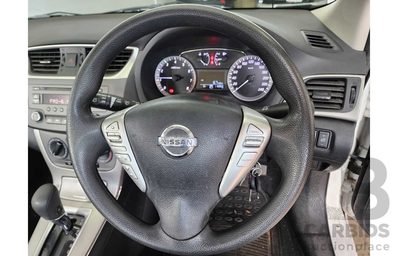 2/2015 Nissan Pulsar ST C12 SERIES 2 5d Hatchback White 1.8L