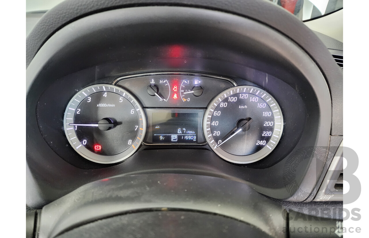 2/2015 Nissan Pulsar ST C12 SERIES 2 5d Hatchback White 1.8L