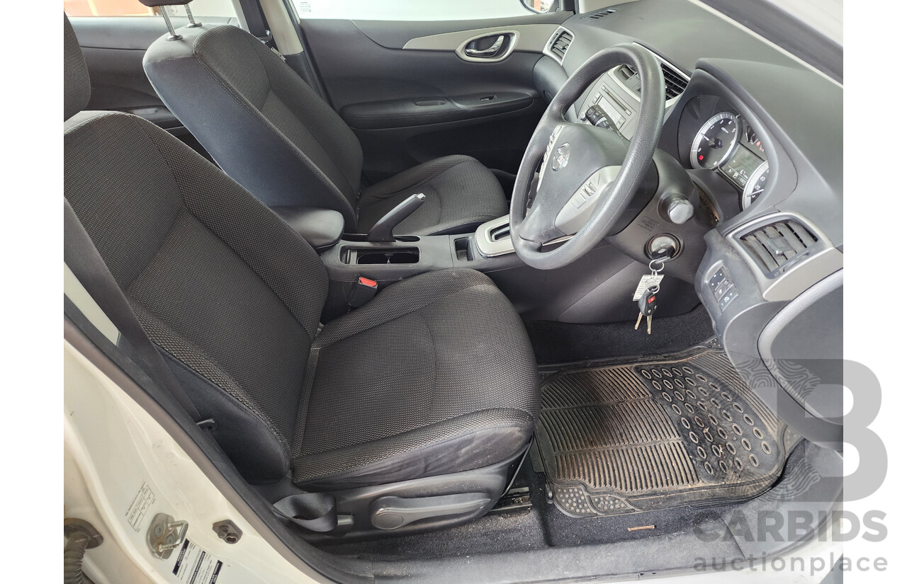 2/2015 Nissan Pulsar ST C12 SERIES 2 5d Hatchback White 1.8L