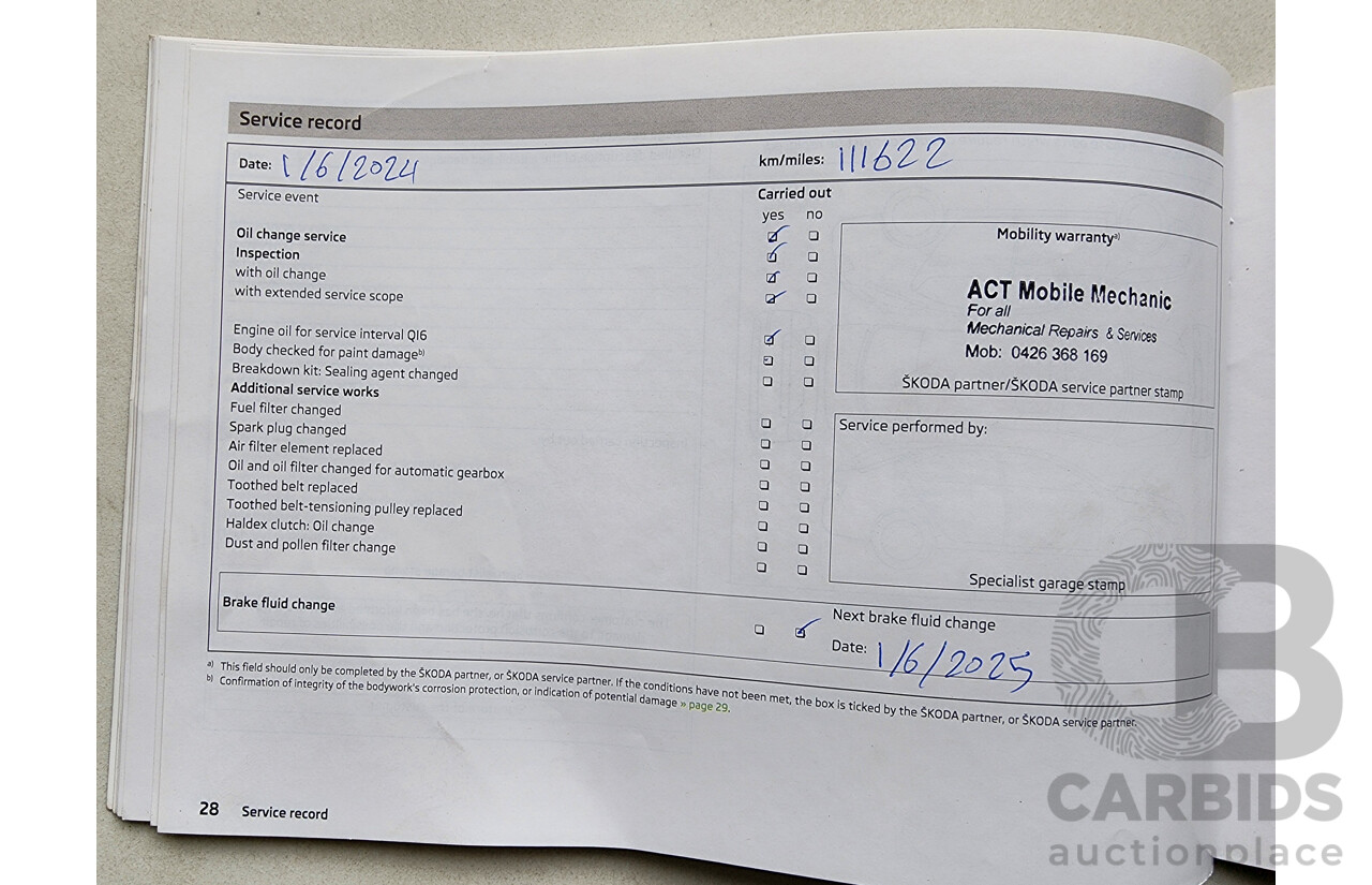 5/2014 Skoda Rapid Spaceback Ambition 90 TSI NH 4d Wagon Blue 1.4L