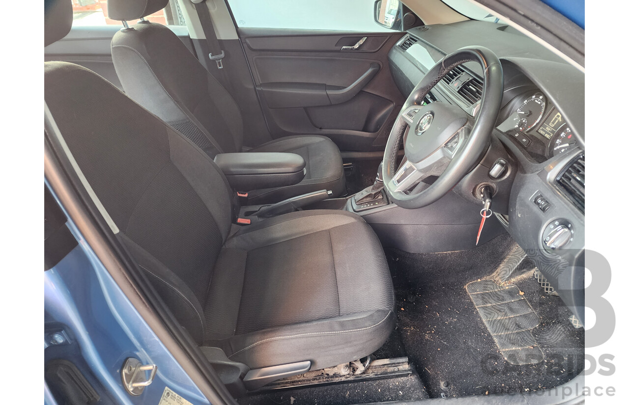 5/2014 Skoda Rapid Spaceback Ambition 90 TSI NH 4d Wagon Blue 1.4L