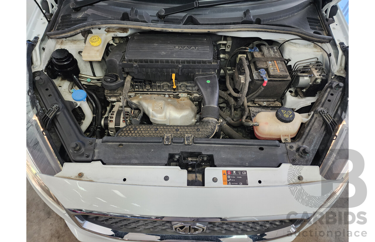 04/2022 MG3 Auto CORE SZP1 MY22  4 SP Automatic 5D Hatchback White Direct Fuel Inj 1.5L