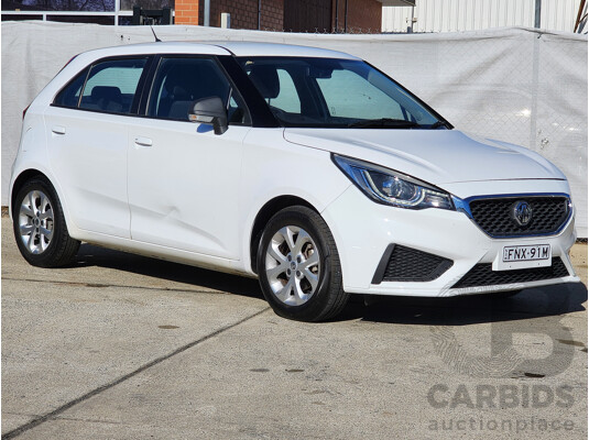 04/2022 MG3 Auto CORE SZP1 MY22  4 SP Automatic 5D Hatchback White Direct Fuel Inj 1.5L
