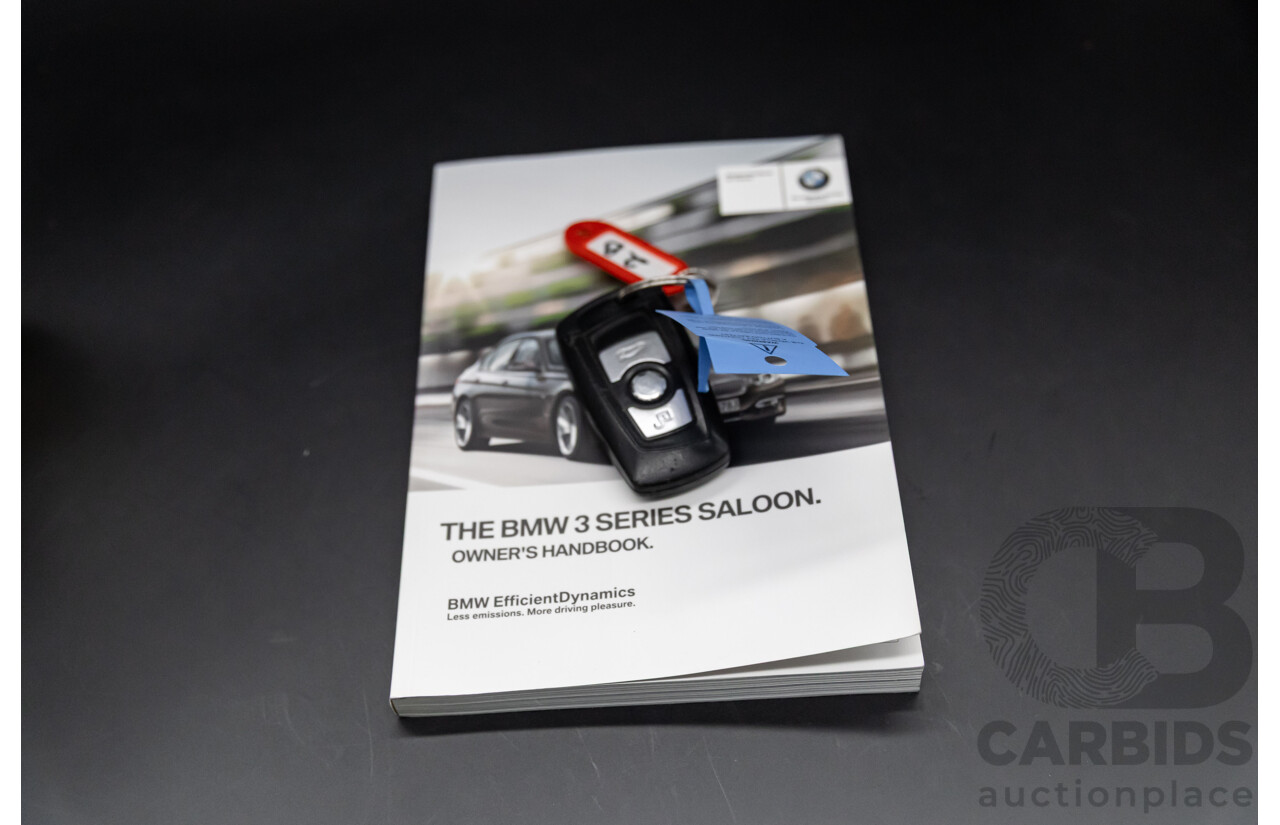 1/2012 BMW 320i F30 4d Sedan Imperial Blue Metallic Turbo 2.0L