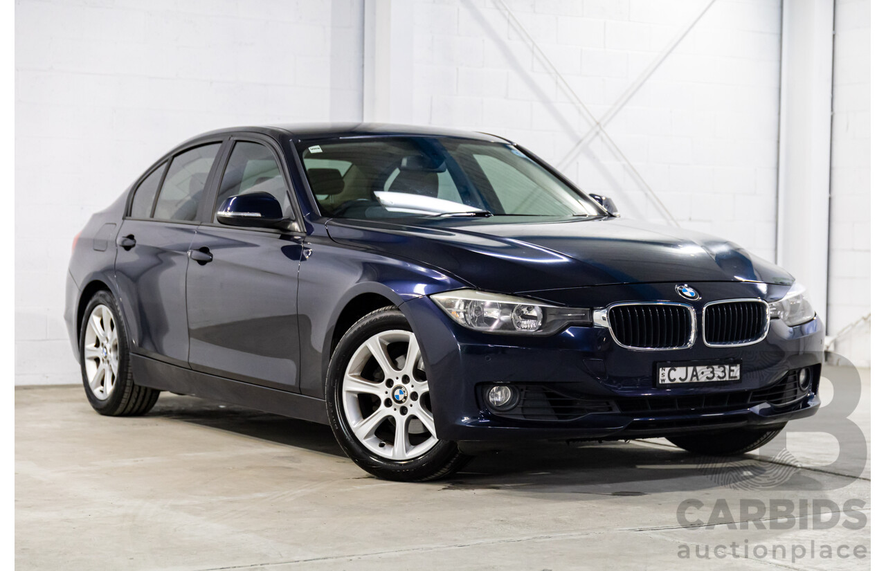 1/2012 BMW 320i F30 4d Sedan Imperial Blue Metallic Turbo 2.0L