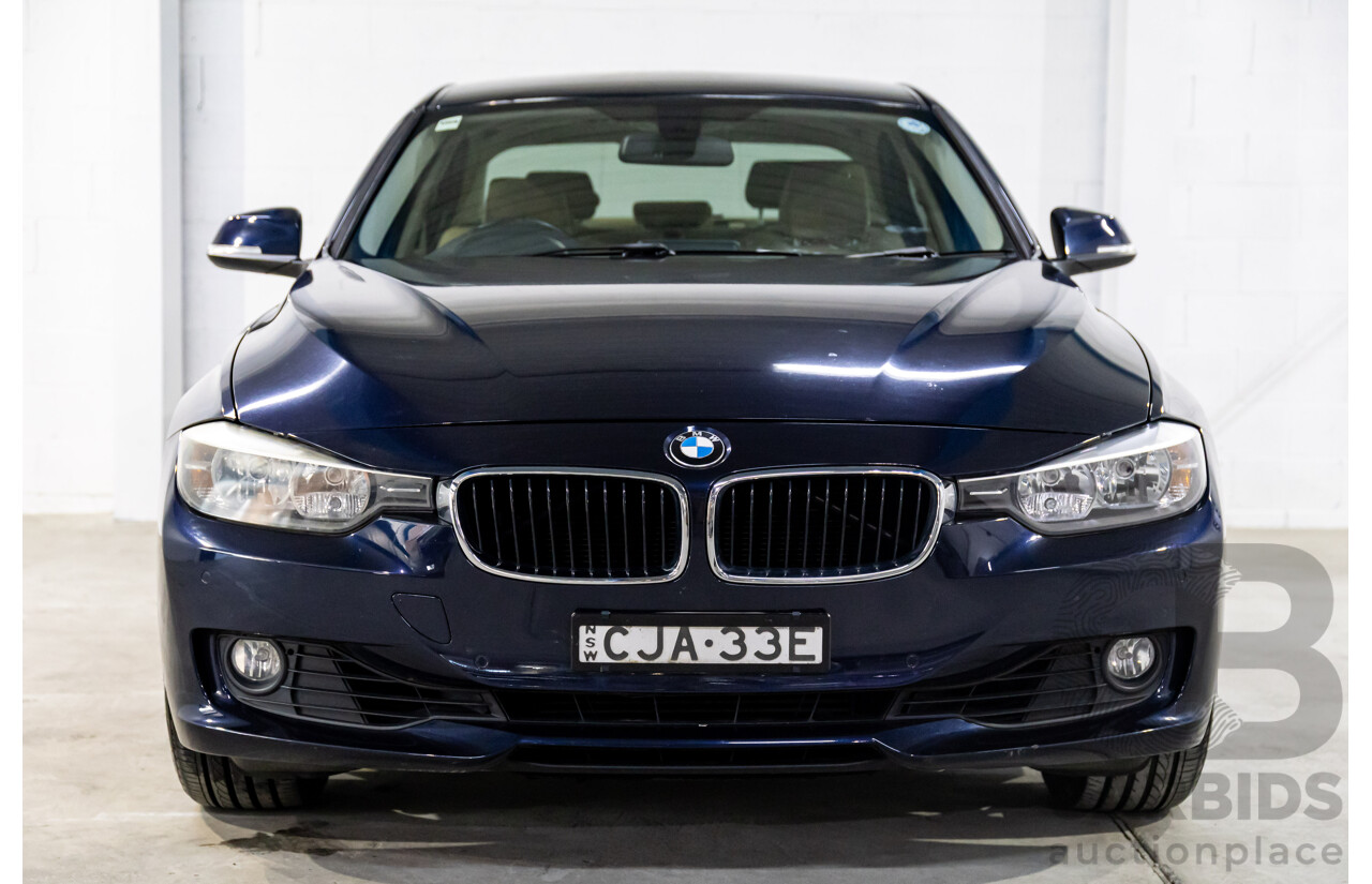 1/2012 BMW 320i F30 4d Sedan Imperial Blue Metallic Turbo 2.0L