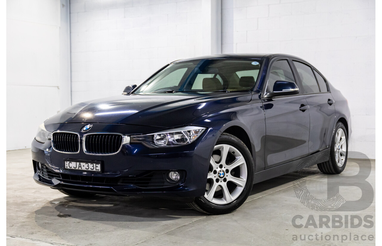 1/2012 BMW 320i F30 4d Sedan Imperial Blue Metallic Turbo 2.0L