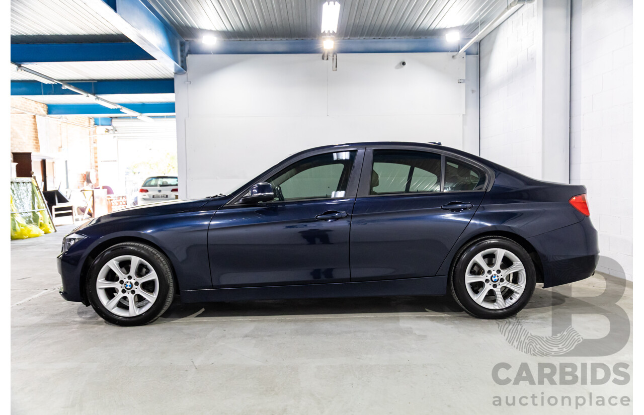 1/2012 BMW 320i F30 4d Sedan Imperial Blue Metallic Turbo 2.0L