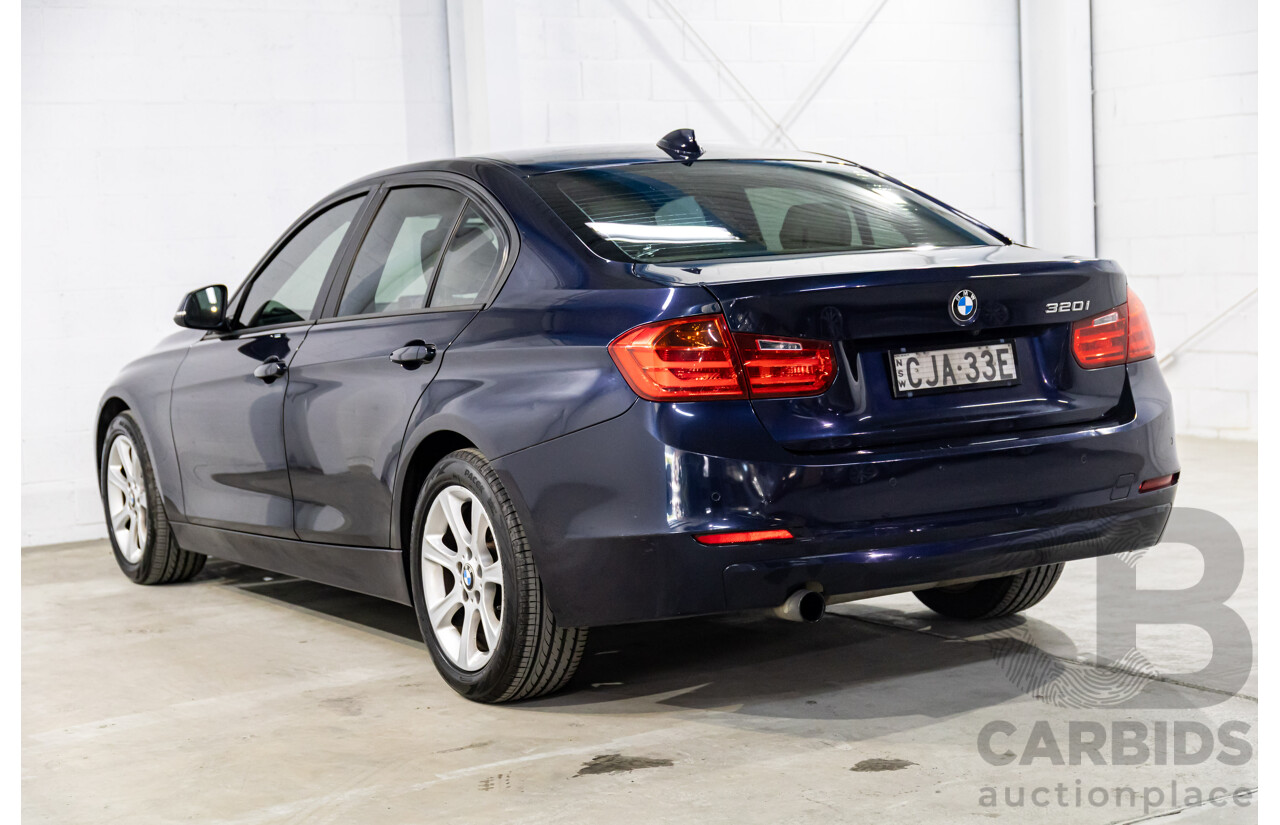 1/2012 BMW 320i F30 4d Sedan Imperial Blue Metallic Turbo 2.0L