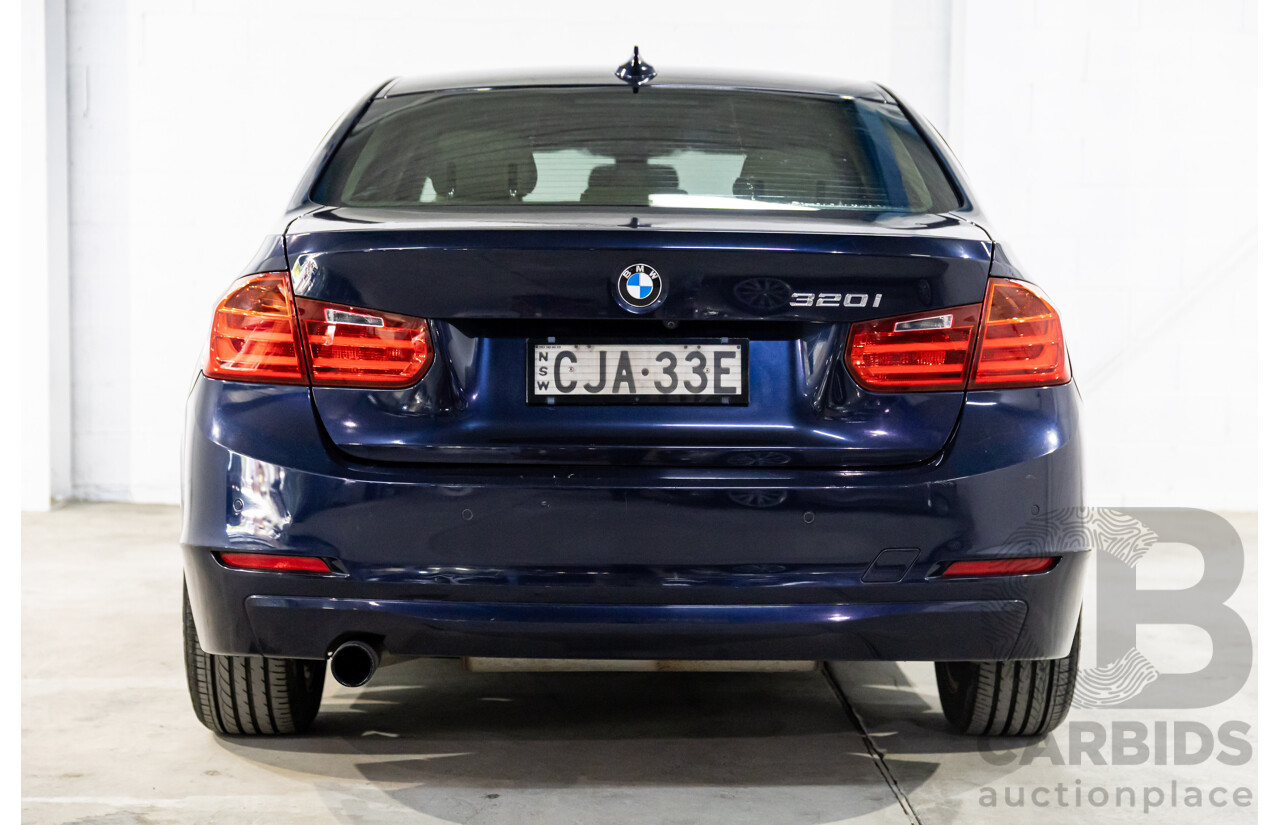 1/2012 BMW 320i F30 4d Sedan Imperial Blue Metallic Turbo 2.0L