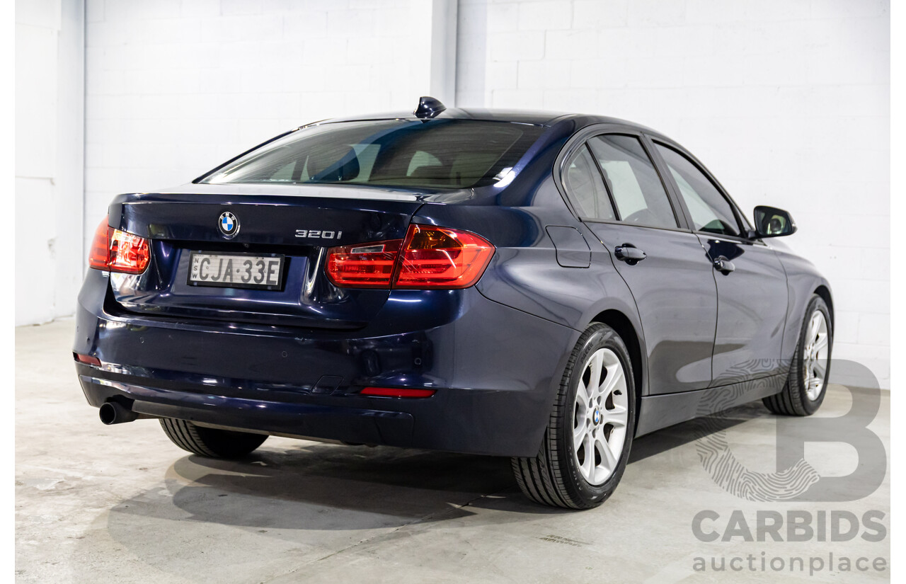 1/2012 BMW 320i F30 4d Sedan Imperial Blue Metallic Turbo 2.0L