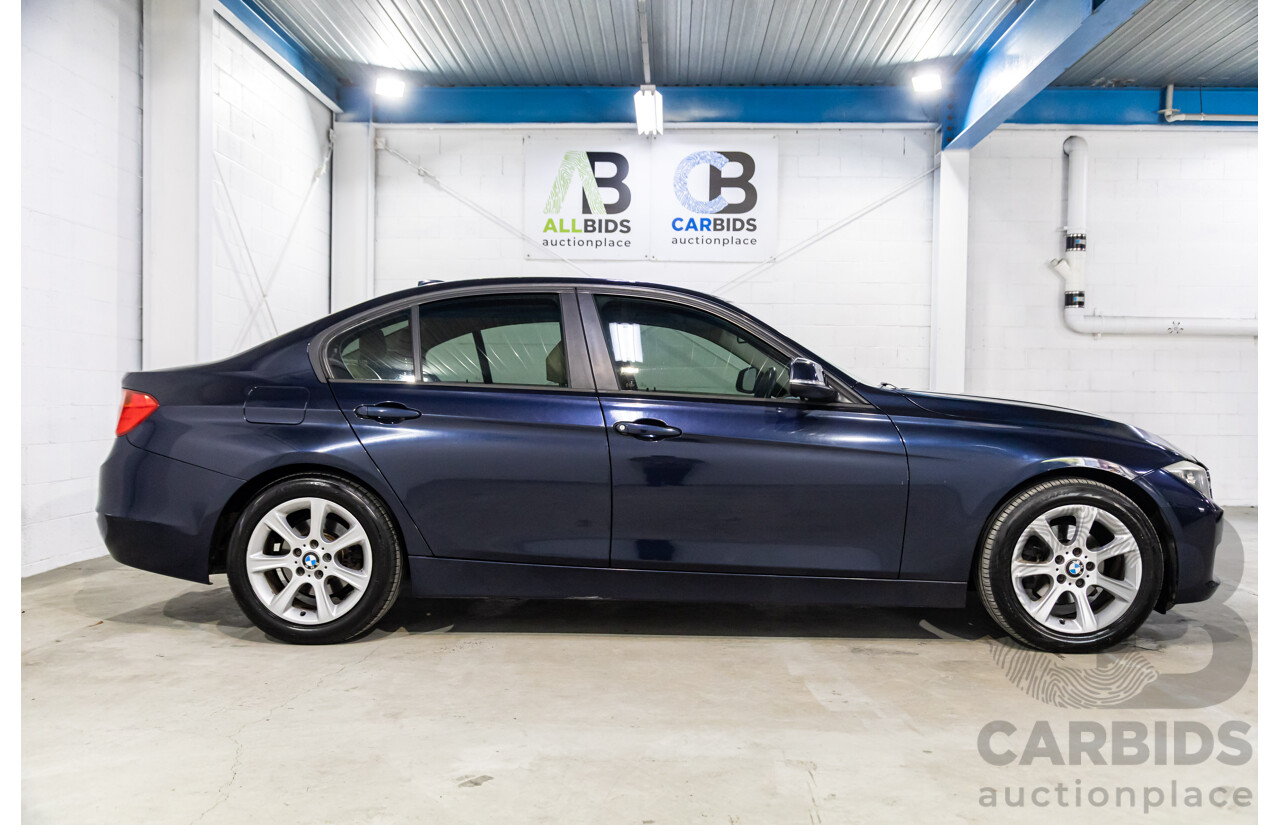 1/2012 BMW 320i F30 4d Sedan Imperial Blue Metallic Turbo 2.0L
