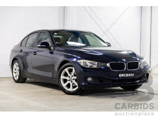 1/2012 BMW 320i F30 4d Sedan Imperial Blue Metallic Turbo 2.0L