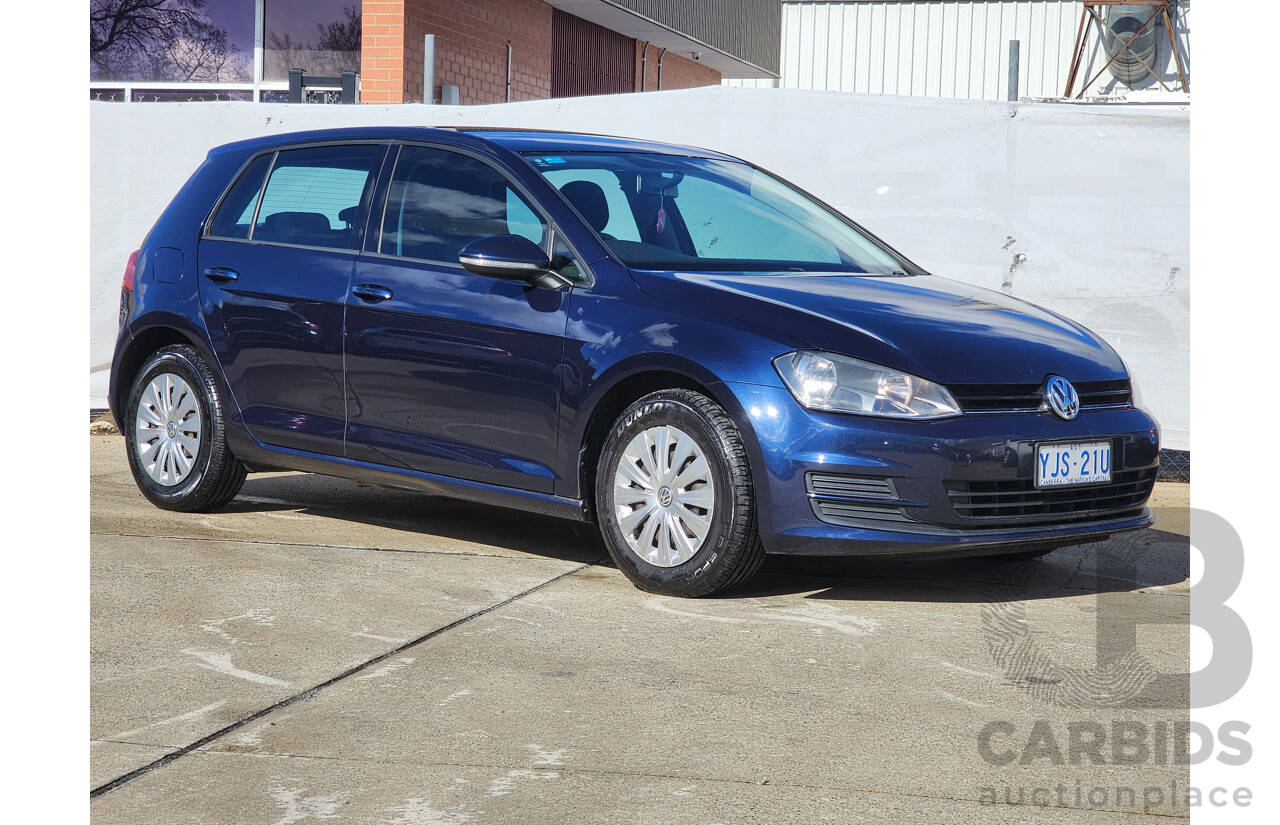 9/2013 Volkswagen Golf 90 TSI AU 5d Hatchback Blue 1.4L