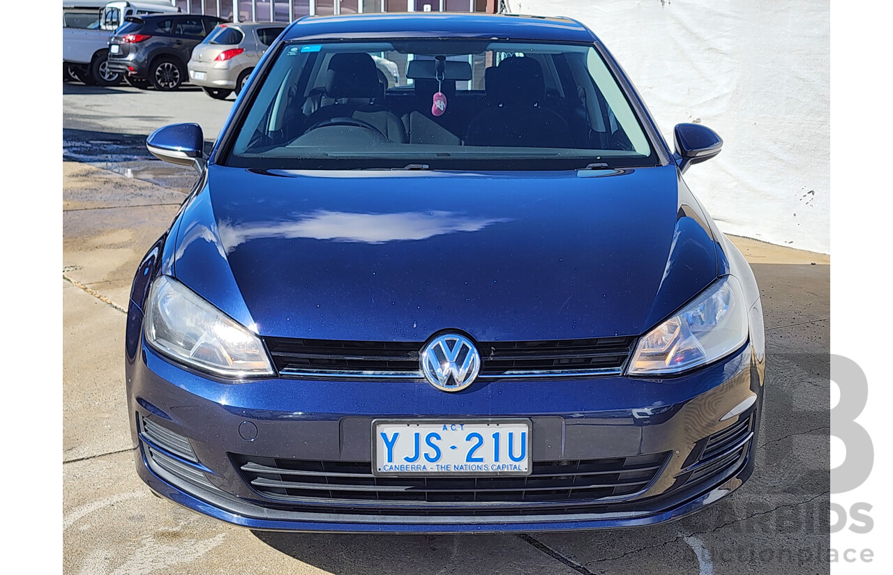 9/2013 Volkswagen Golf 90 TSI AU 5d Hatchback Blue 1.4L