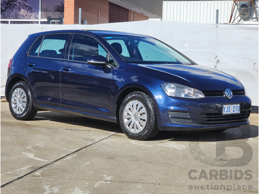 9/2013 Volkswagen Golf 90 TSI AU 5d Hatchback Blue 1.4L