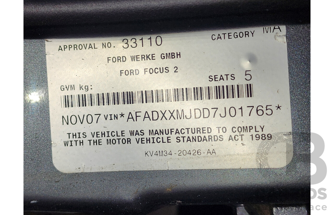 11/2007 Ford Focus LX LT 5d Hatchback Grey 2.0L