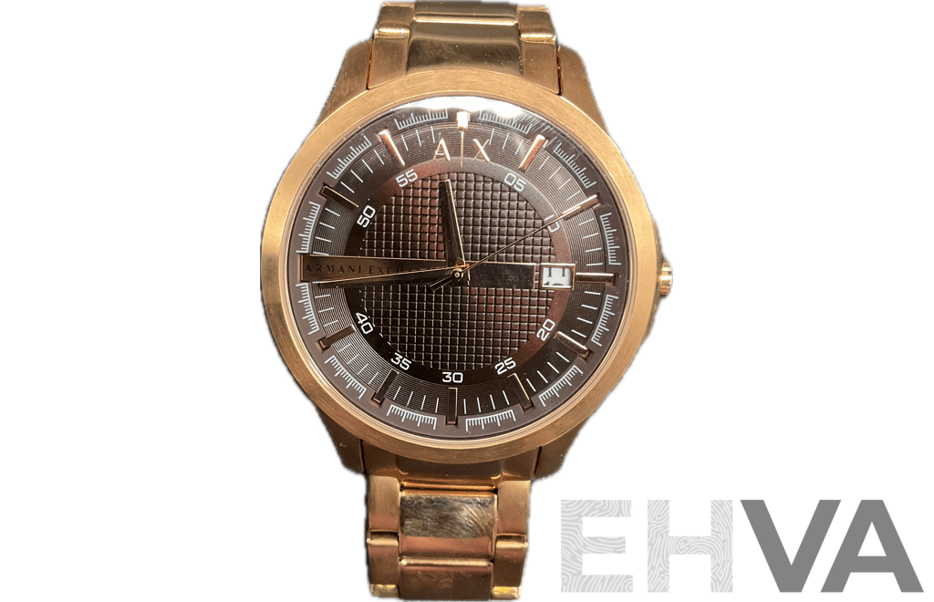 Three-hand Movement Watch with Date Display Branded ARMANI EXCHANGE