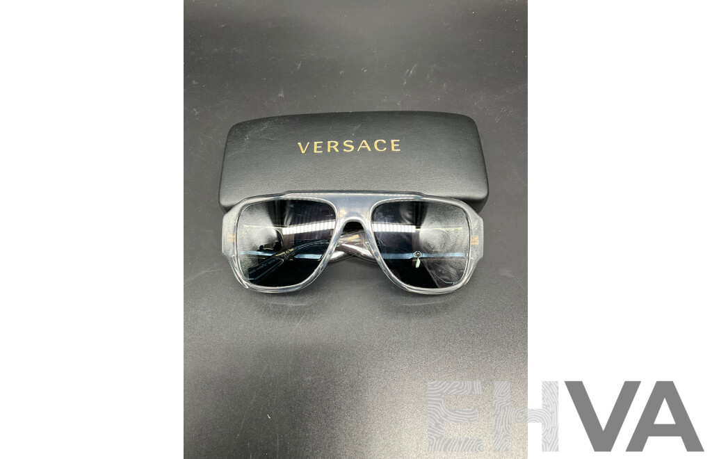 Sunglasses Transparent Branded VERSACE