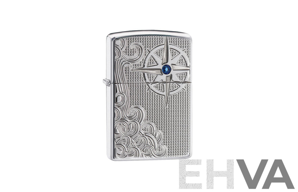 ZIPPO Armour Case Luxry Wavas Lighter with Swarowski Crystal