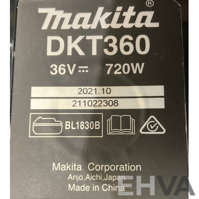 MAKITA 18VX2 800ML KETTLE (DKT360Z) - Skin Only