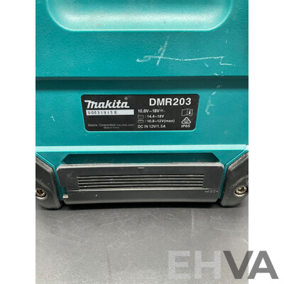 MAKITA 18V/12V Max Portable Bluetooth Speaker (DMR203) - Battery Included
