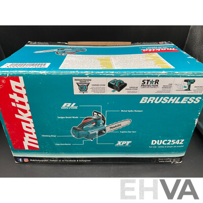 MAKITA 18V Brushless 250mm Chainsaw (DUC254Z) - Skin Only