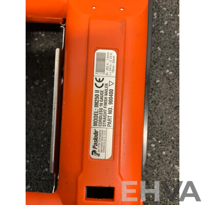 PASLODE Impulse Angled Finish Nailer (IM250A), Battery Charger, Spare Batteries and Accessories