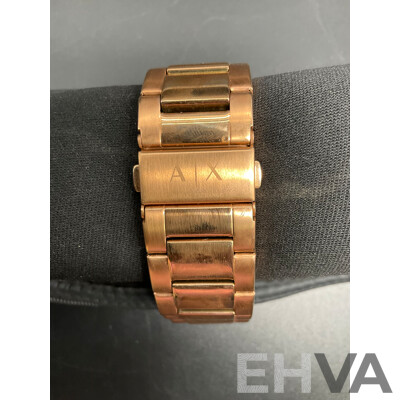 Three-hand Movement Watch with Date Display Branded ARMANI EXCHANGE