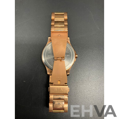 Three-hand Movement Watch with Date Display Branded ARMANI EXCHANGE