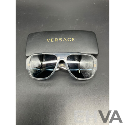 Sunglasses Transparent Branded VERSACE
