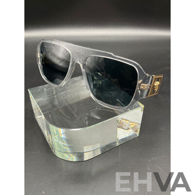 Sunglasses Transparent Branded VERSACE
