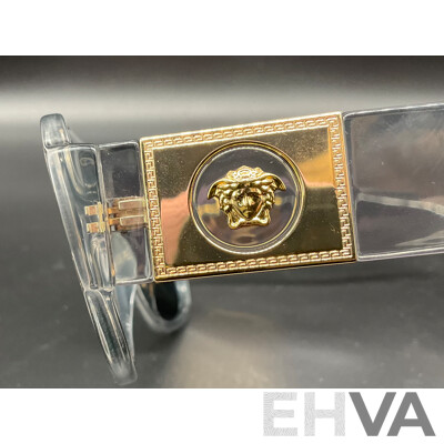 Sunglasses Transparent Branded VERSACE
