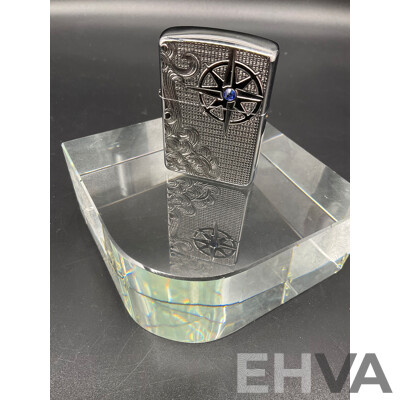 ZIPPO Armour Case Luxry Wavas Lighter with Swarowski Crystal