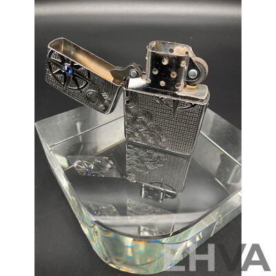 ZIPPO Armour Case Luxry Wavas Lighter with Swarowski Crystal