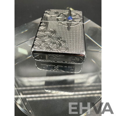 ZIPPO Armour Case Luxry Wavas Lighter with Swarowski Crystal